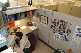 Teachers at Connections Academy, a virtual education company based in Baltimore, communicate with students over the phone and via the Internet.
