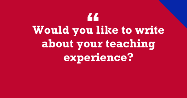 Educators, Need to Share Your Experience, Concepts, Opinions? Contribute to This Weblog (Opinion) Educators, Need to Share Your Experience, Concepts, Opinions? Contribute to This Weblog (Opinion)