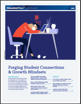 Forging Student Connections & Growth Mindsets Spotlight Title Page 2021 2 15