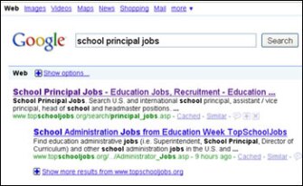 Google "School Principal" Results