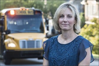 Tanya Wolfram, of Cary, N.C., chose a racially diverse, year-round school outside her neighborhood for her child in part because the mostly white, upper-income school in her neighborhood “doesn’t really reflect America.”