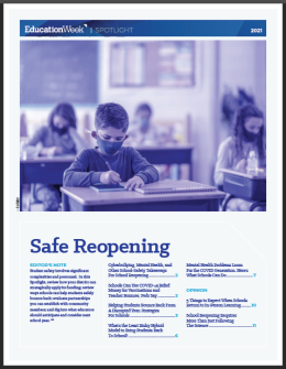 Title Page Safe Reopening Spotlight